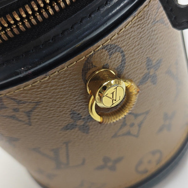 CANNES PM Monogram Coated Canvas Brown