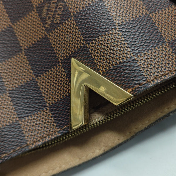KENSINGTON BOWLING Damier Ebene Coated Canvas Brown