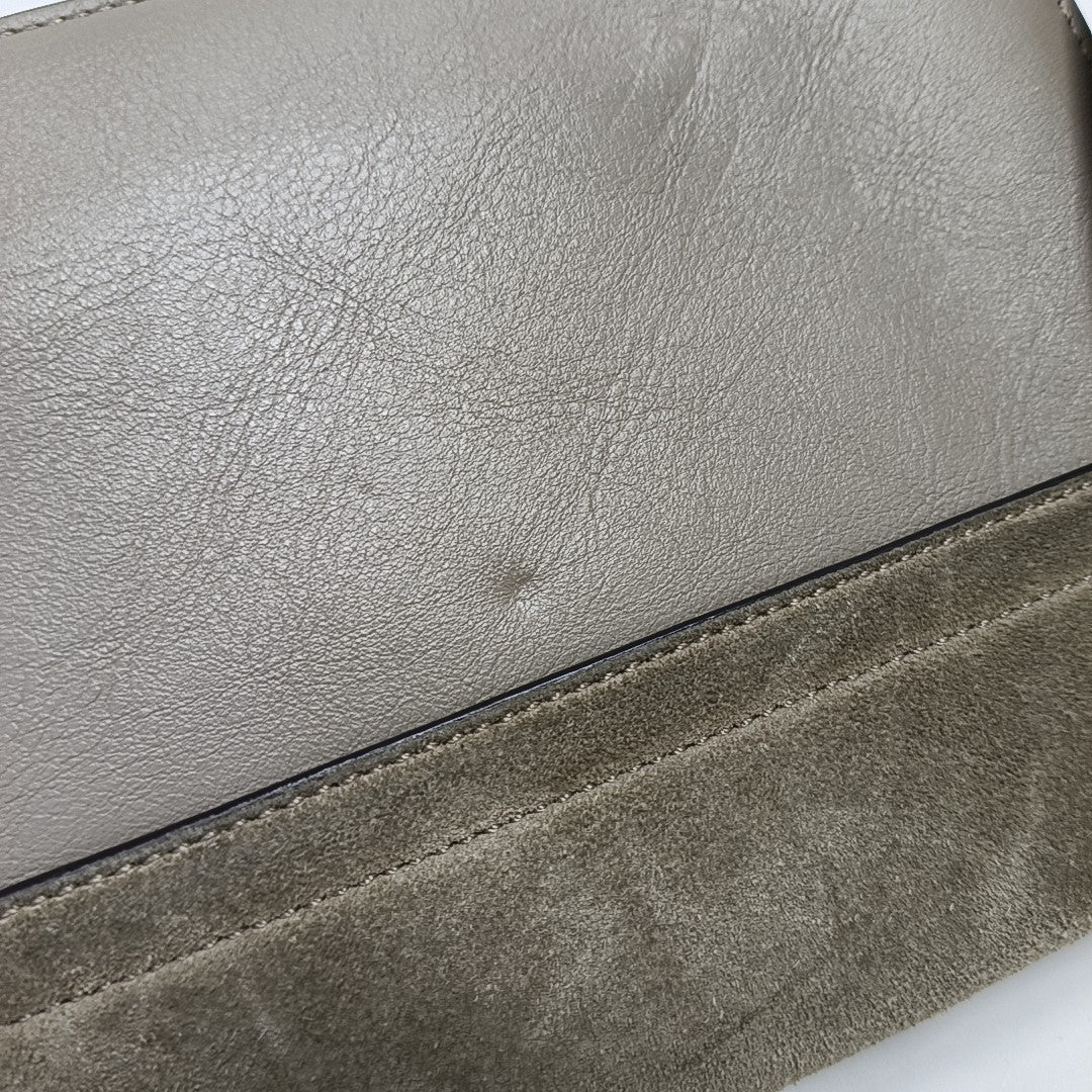Faye Small Calfskin Gray