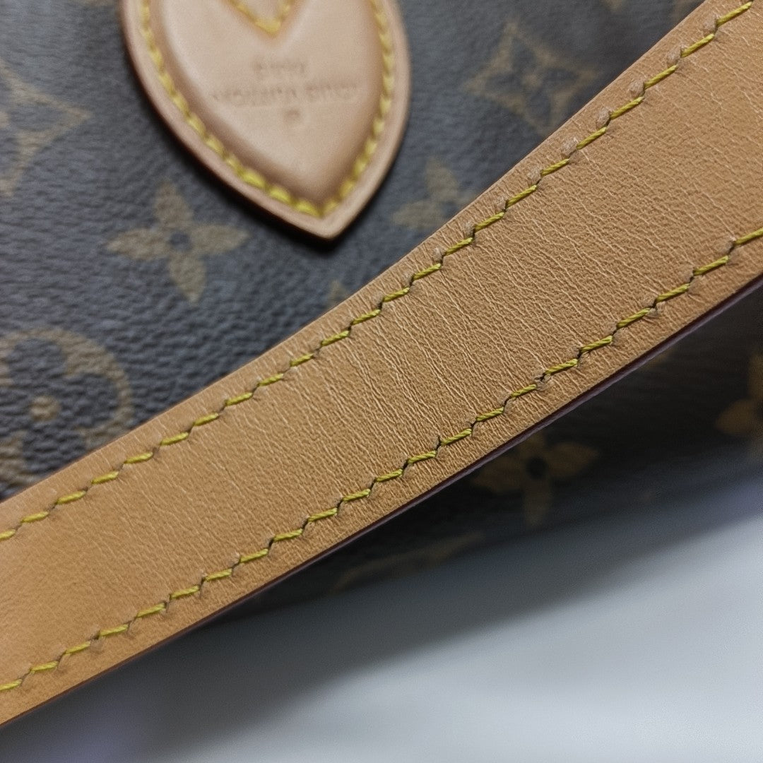 DIANE Monogram Coated Canvas Brown