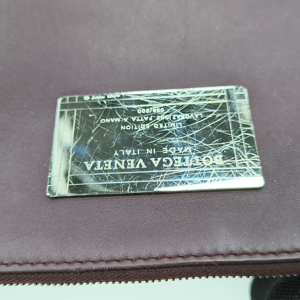 Calfskin Top Handle Bag Purple
