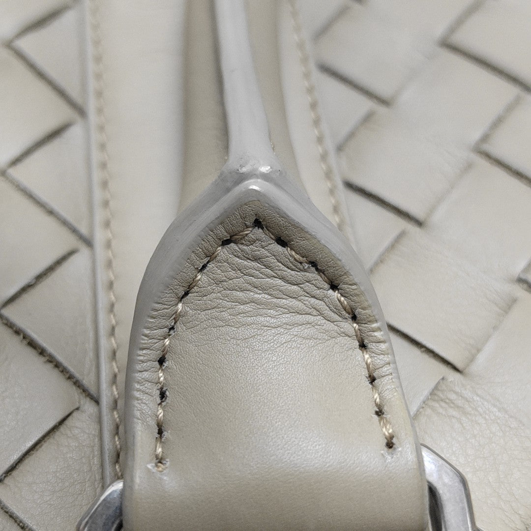 Calfskin Shoulder Bag Gray