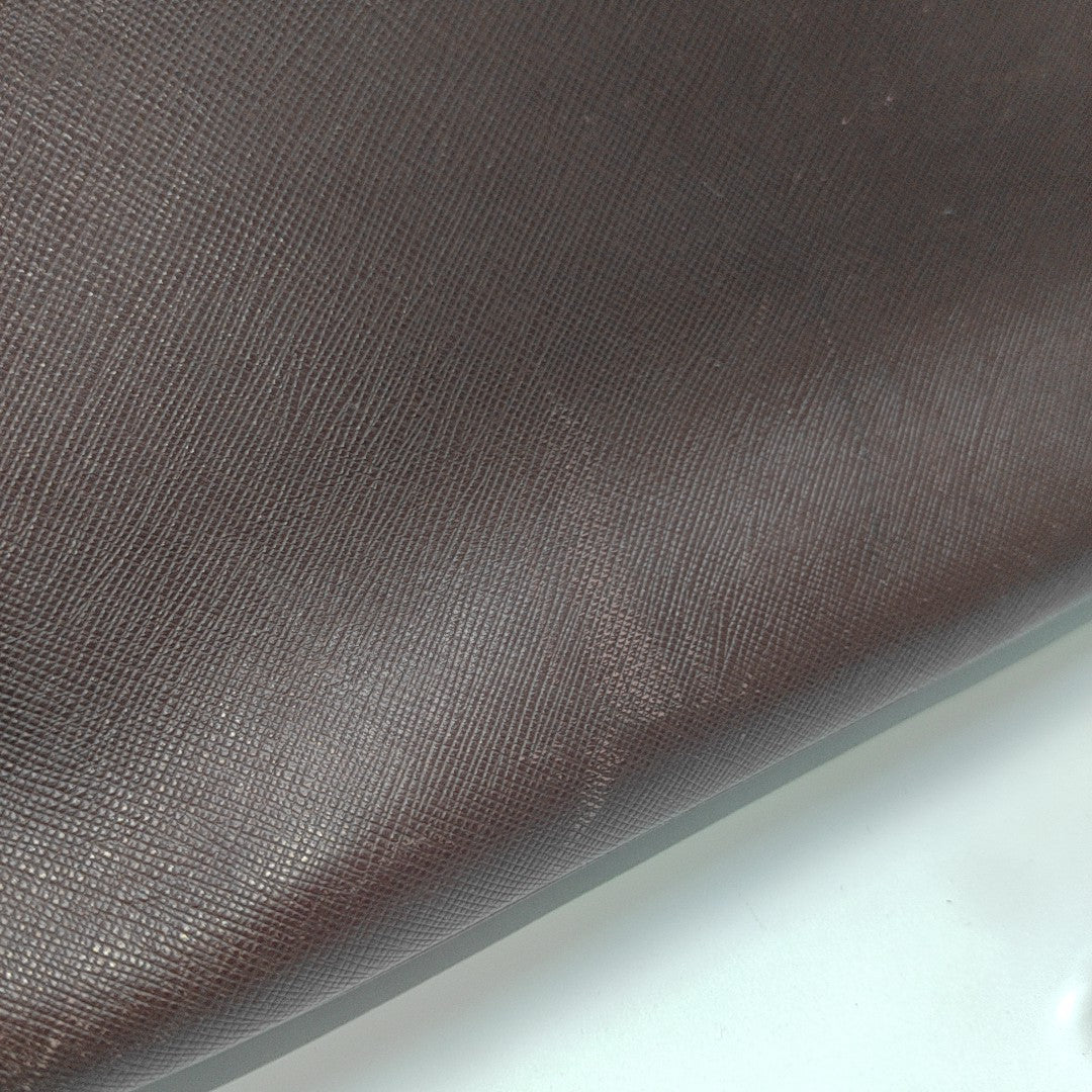 Saffiano Calfskin Top Handle Bag Red