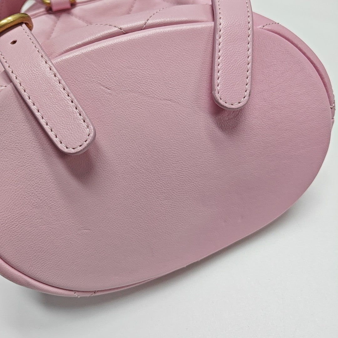 24S Quilted Lambskin Pink