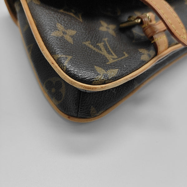 MARELLE Monogram Coated Canvas Brown
