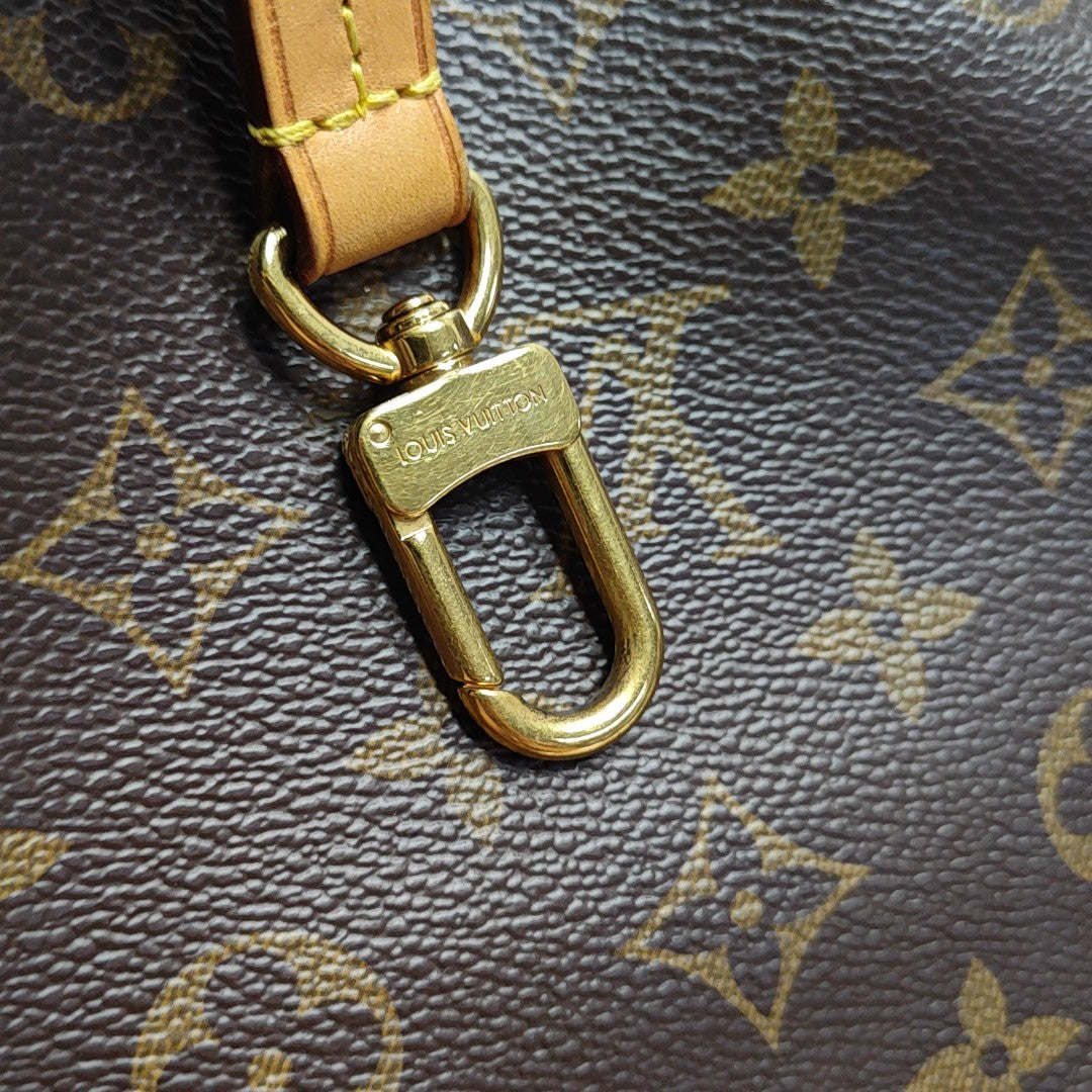 TURENNE Monogram Coated Canvas Brown
