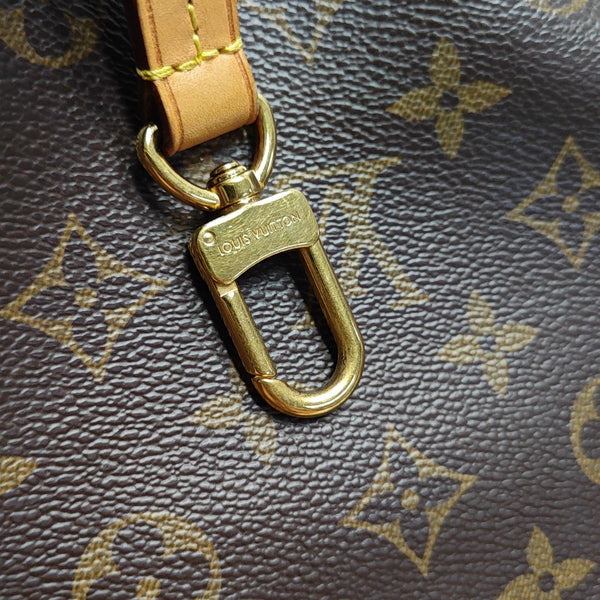 TURENNE Monogram Coated Canvas Brown