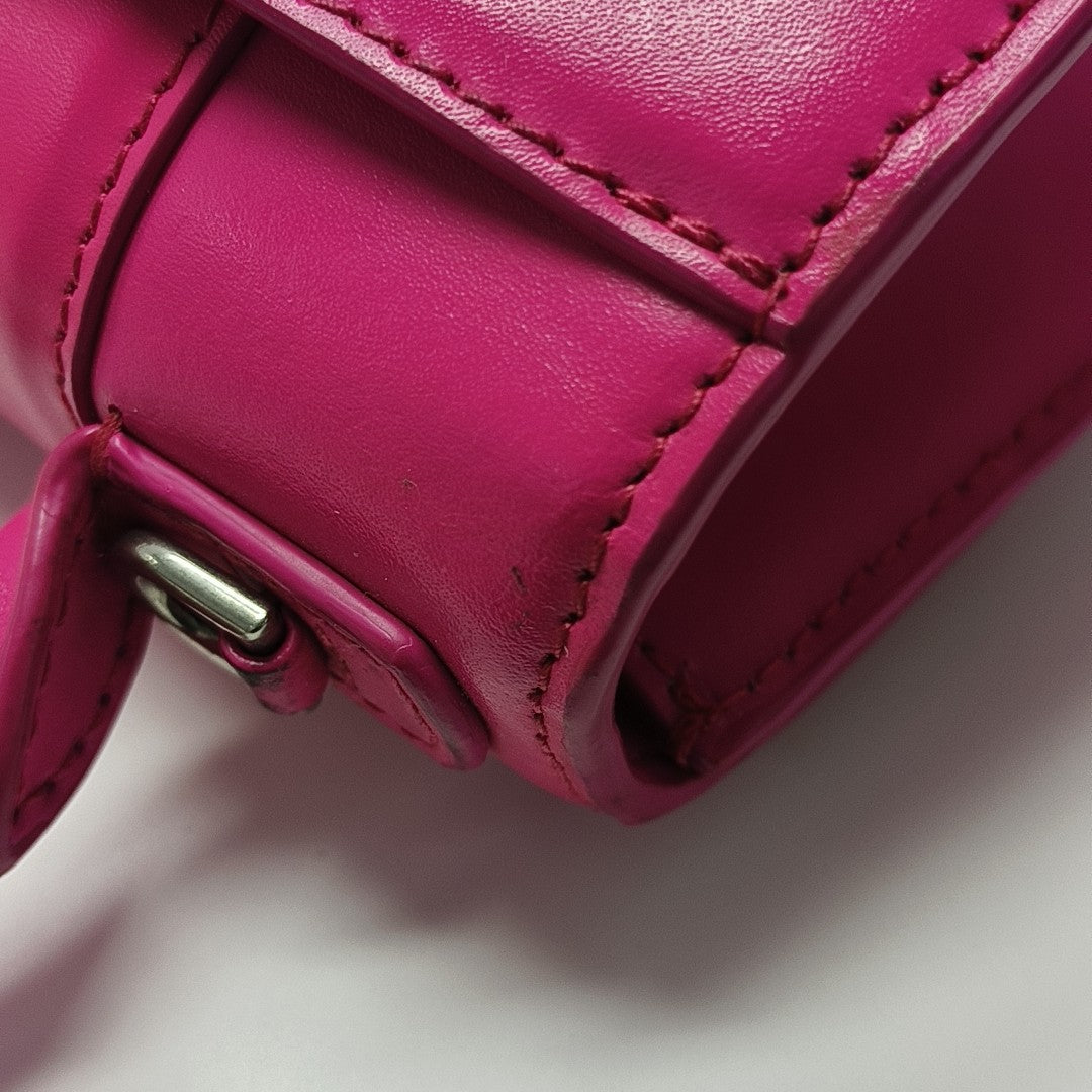 Hourglass XS Quilted Calfskin Red