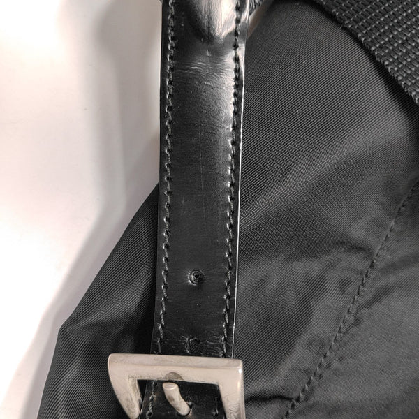 Mochila Re-Nylon de nailon negro