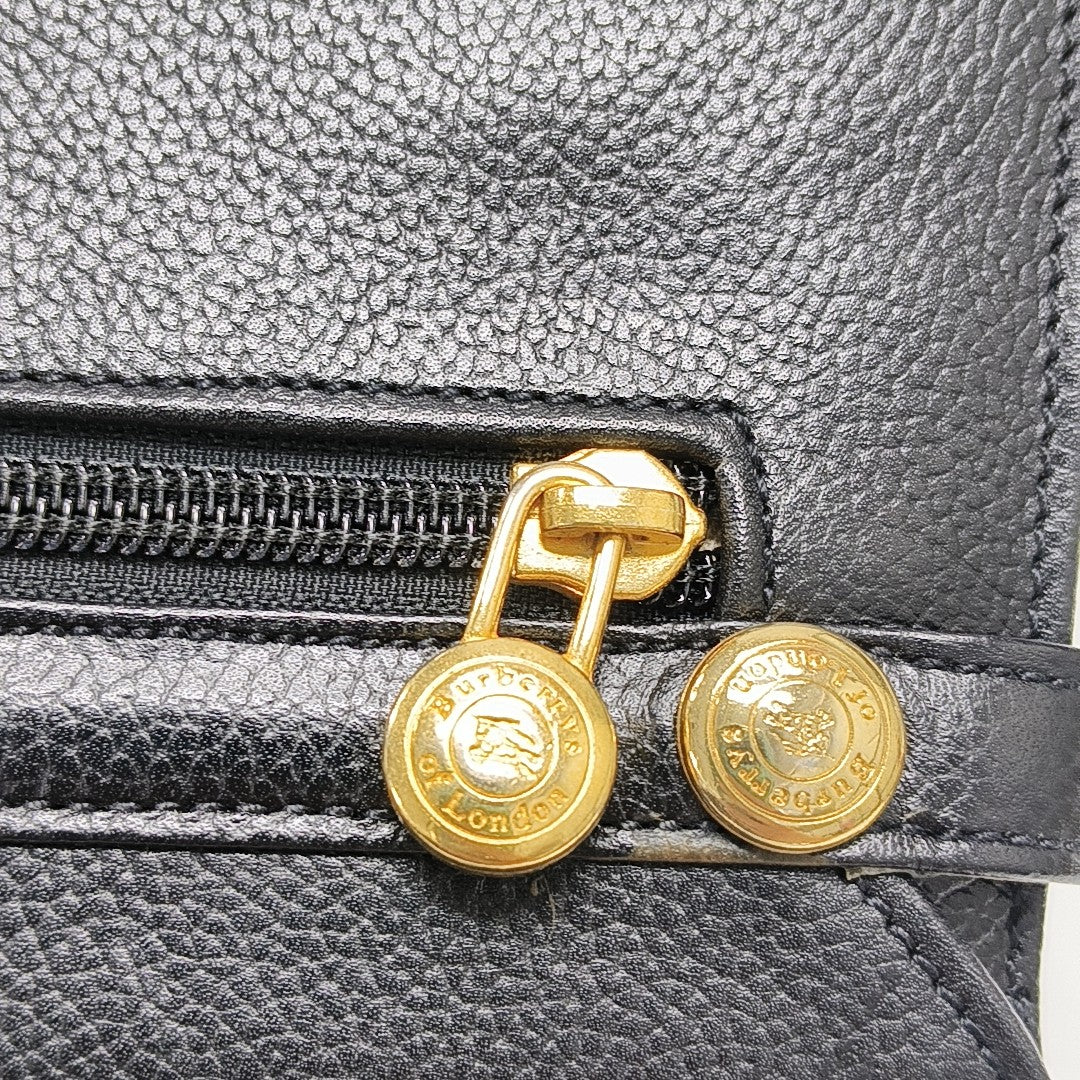 Calfskin Shoulder Bag Black