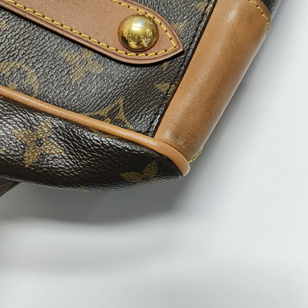 RETIRO NM Monogram Coated Canvas Brown