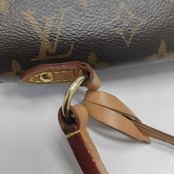 CLUNY PM Monogram Coated Canvas Brown