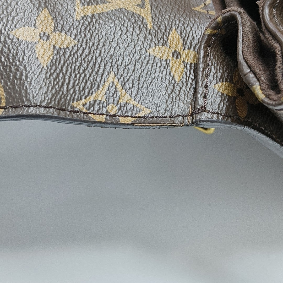 MÉTIS MM Monogram Coated Canvas Brown