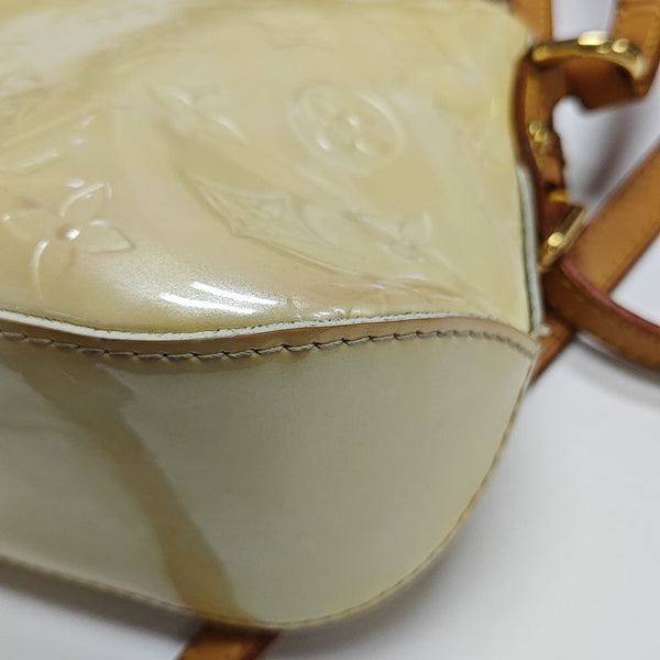 MINNA Monogram Patent Leather Yellow