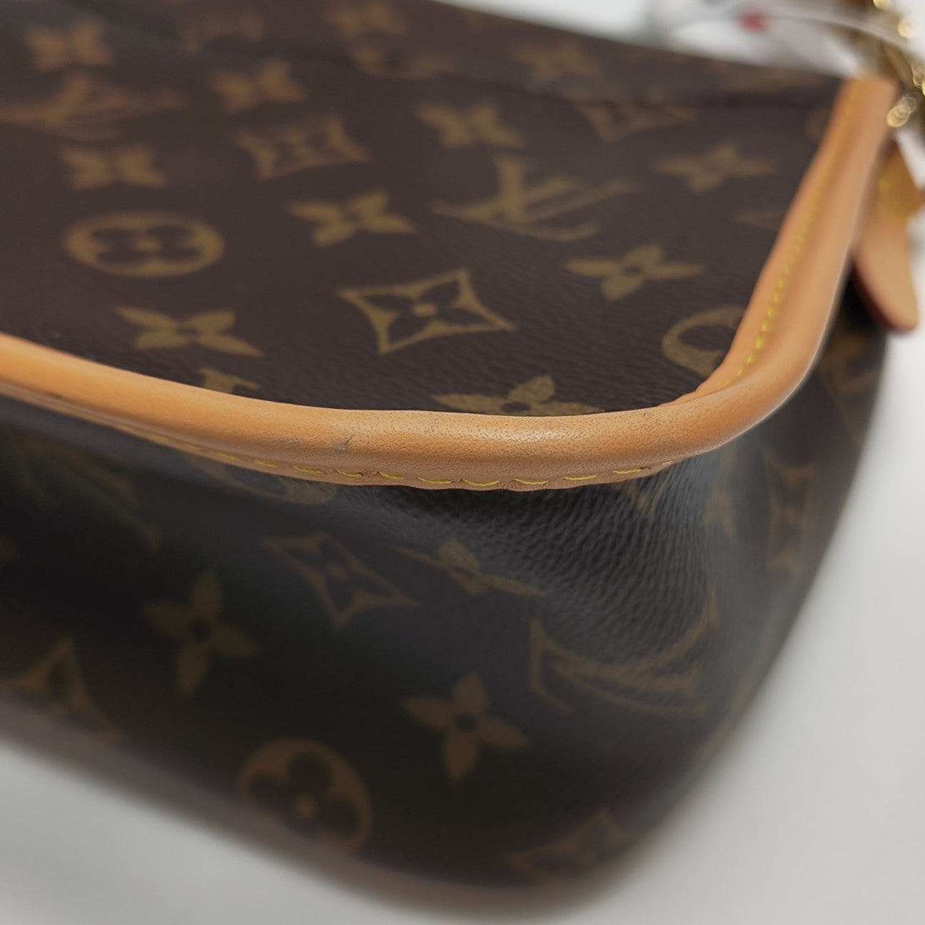DIANE Monogram Coated Canvas Brown