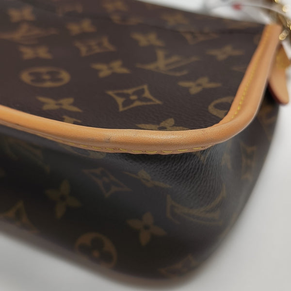 DIANE Monogram Coated Canvas Brown