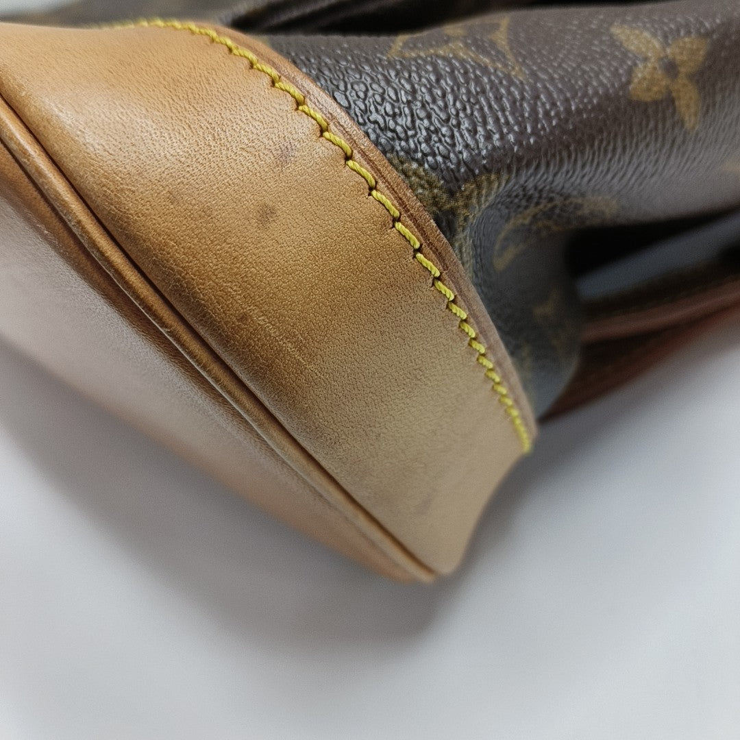 MONTSOURIS MM Monogram Coated Canvas Brown