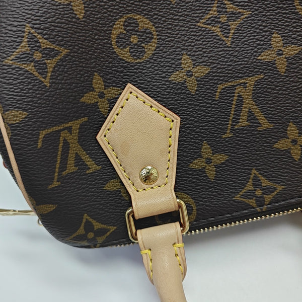 SPEEDY 20 Monogram Coated Canvas Brown