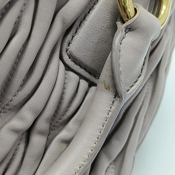 Madras Quilted Lambskin Pink
