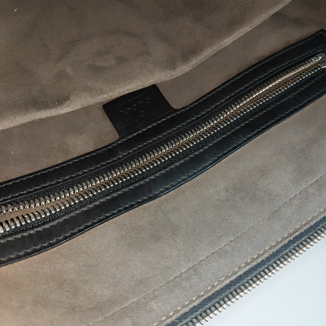 Signature Monogram Calfskin Black