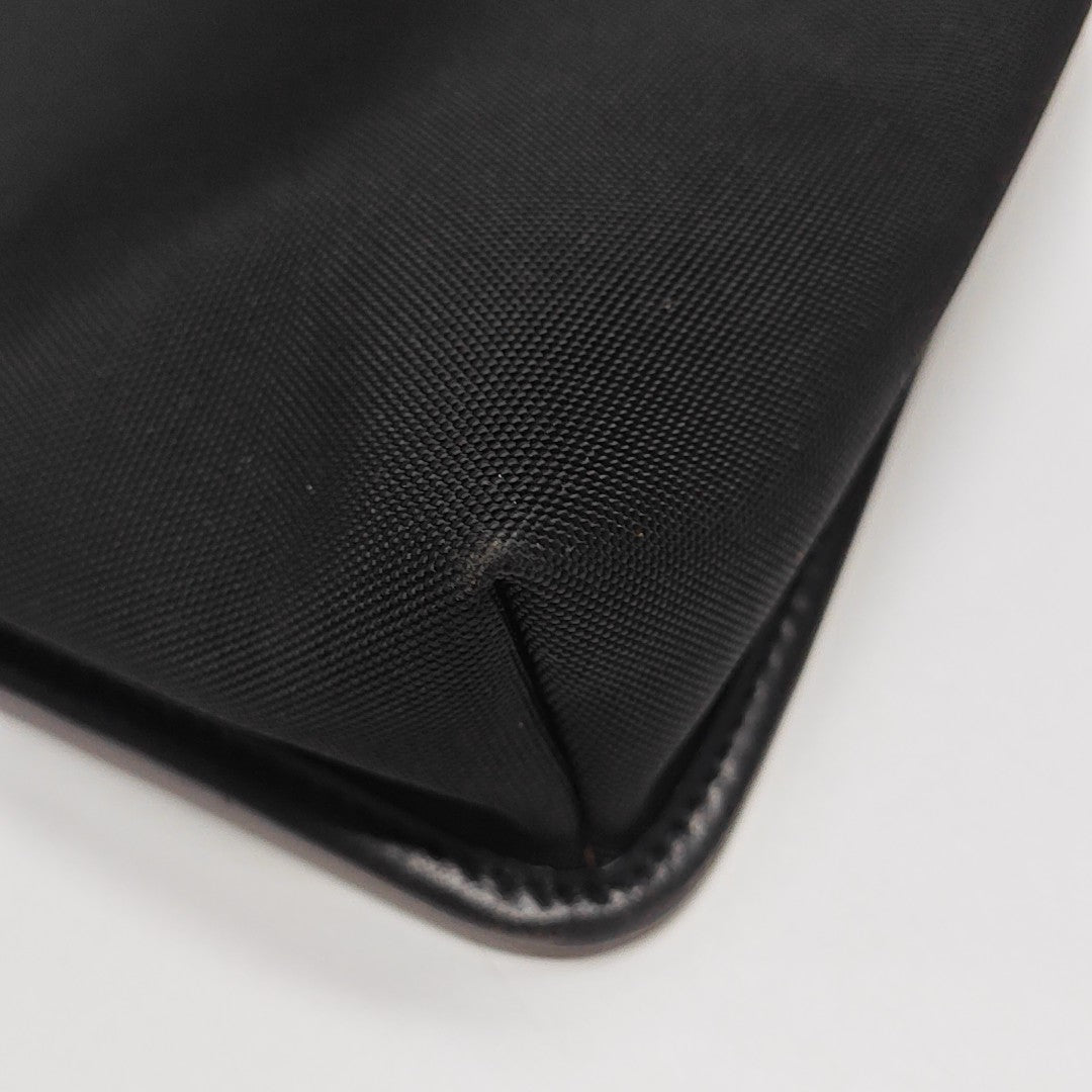Fabric Shoulder Bag Black