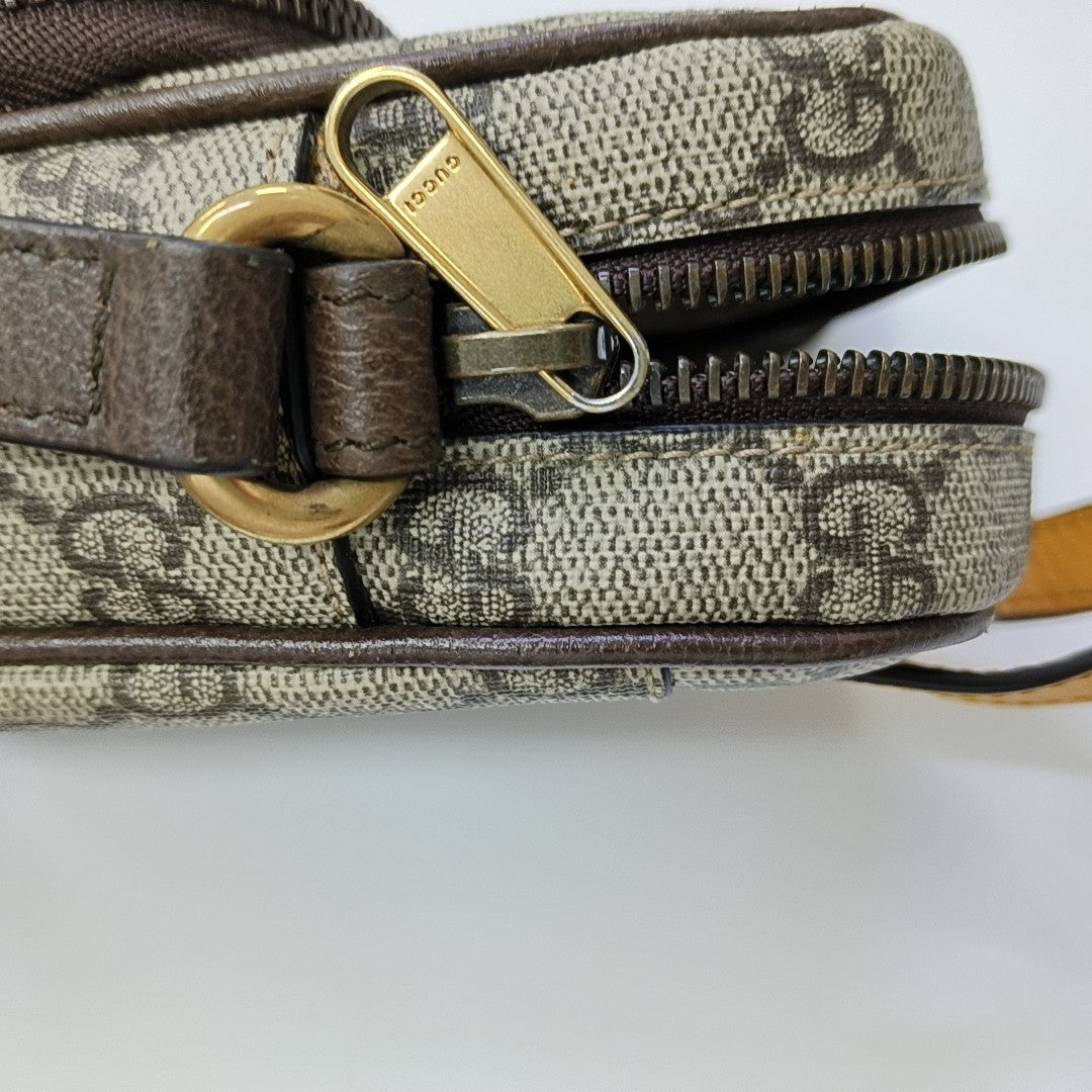 Neo Vintage Mini Monogram Coated Canvas Brown