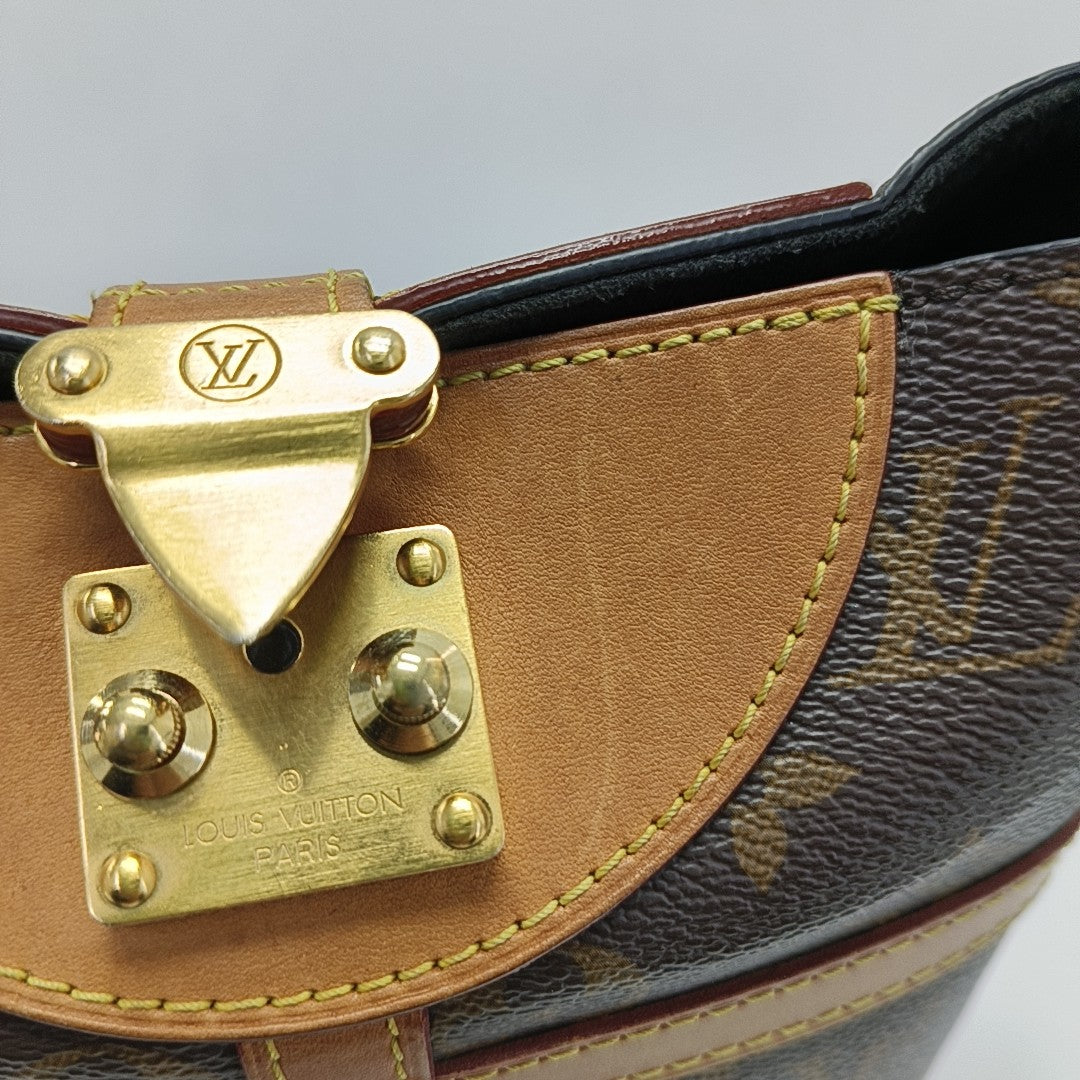DUFFLE Monogram Coated Canvas Brown