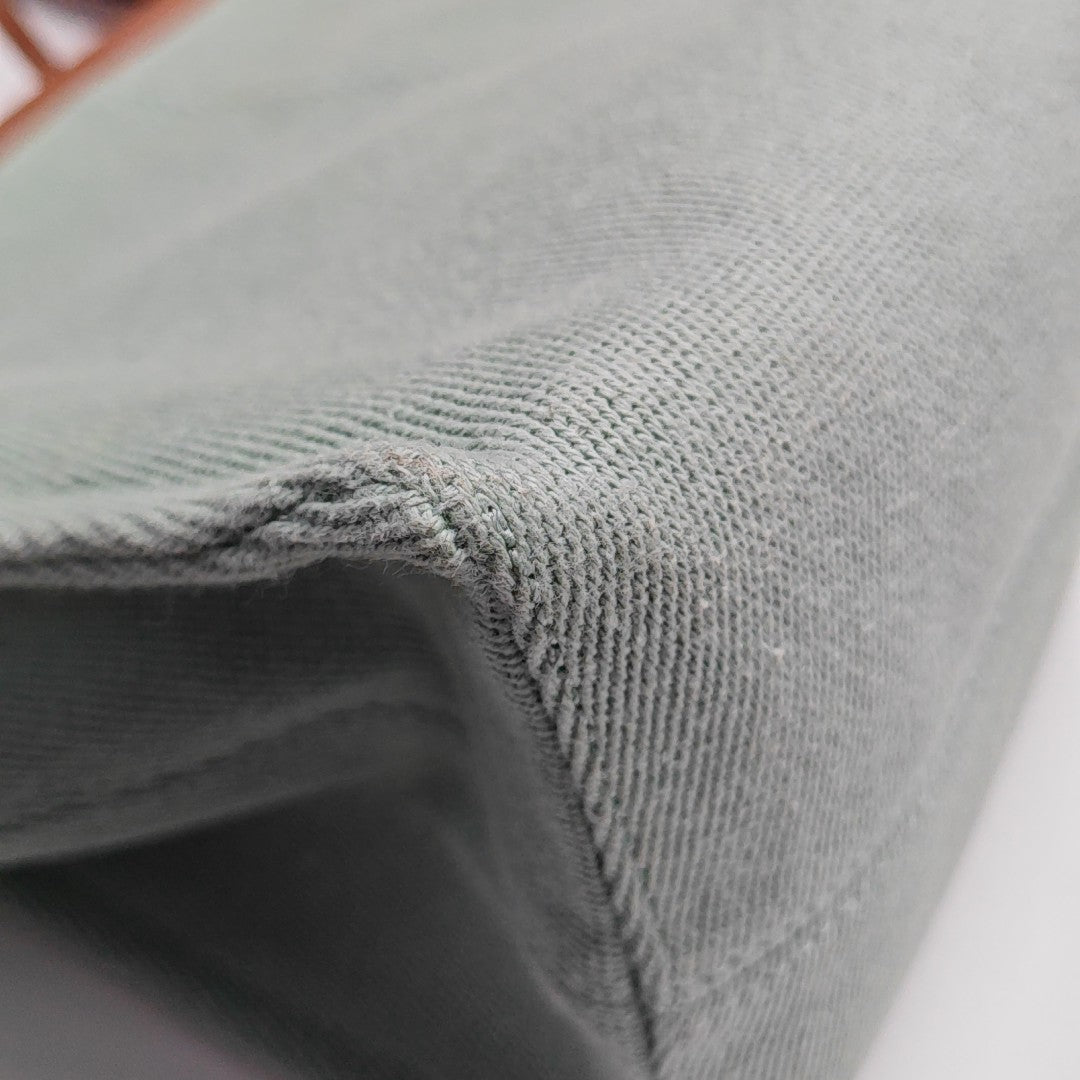 Cushion Small Canvas Green