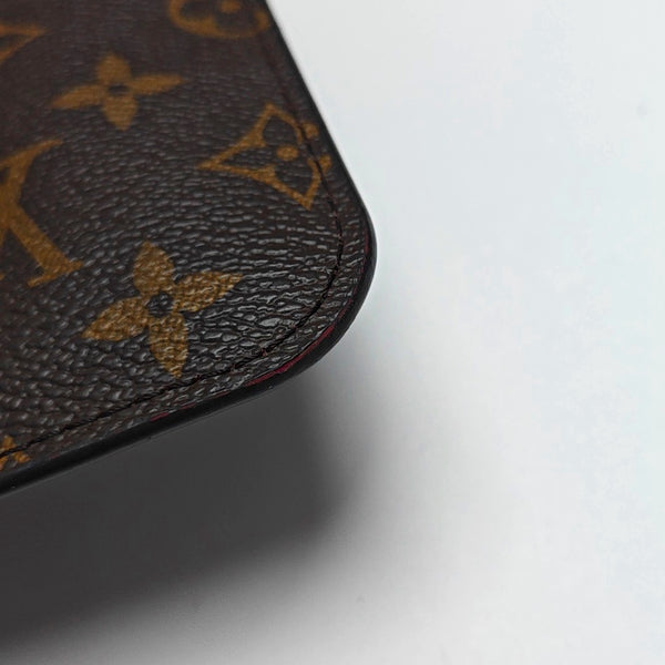 NEVERFULL MM Monogram Coated Canvas Brown