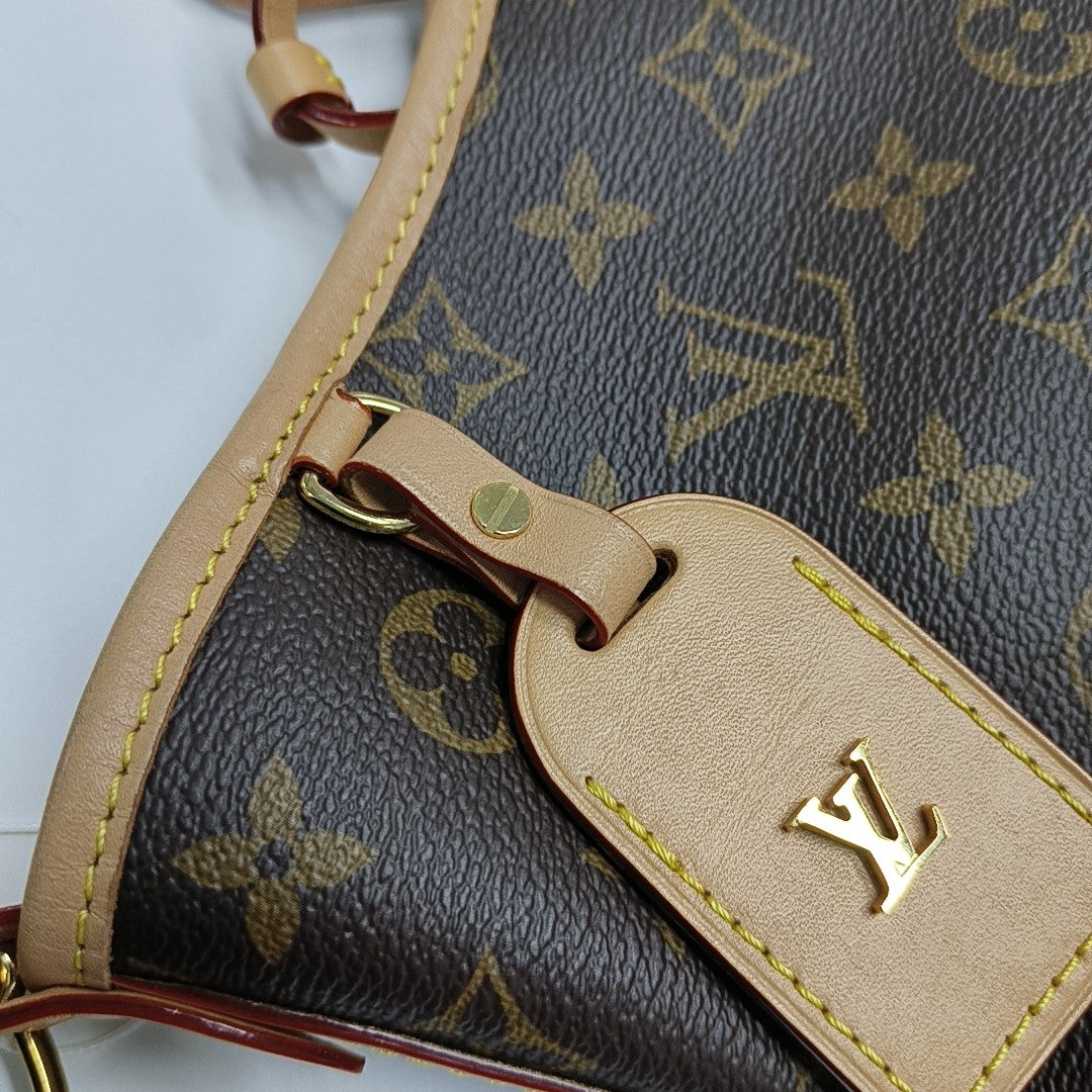 CARRYALL PM Monogram Coated Canvas Brown