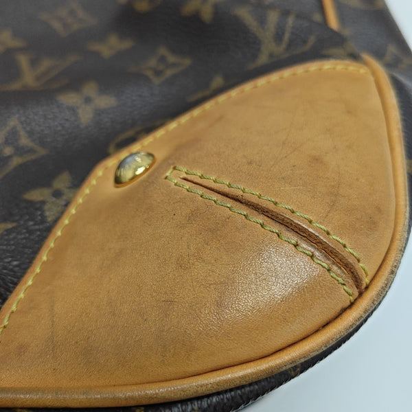 RETIRO GM Monogram Coated Canvas Brown