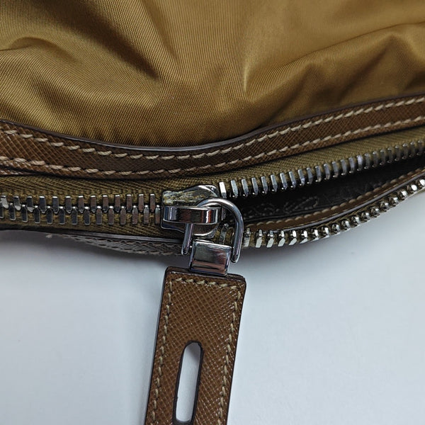 Nylon Tote Bag Beige