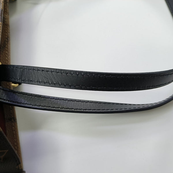ONTHEGO MM Monogram Coated Canvas Brown