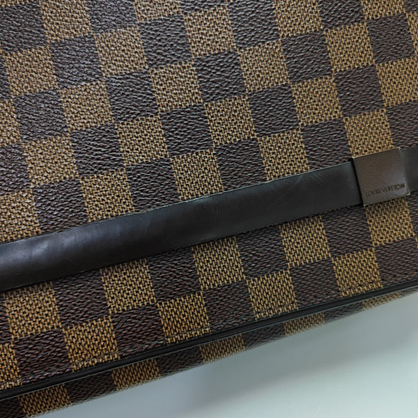 TRIBECA Damier Ebene Coated Canvas Brown