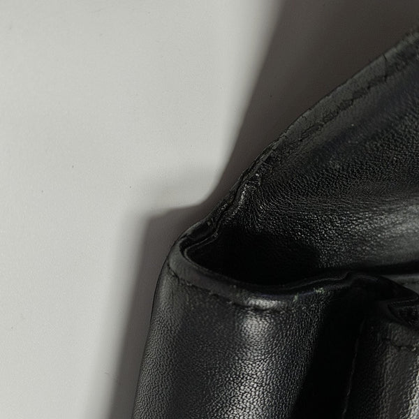 Calfskin Shoulder Bag Black