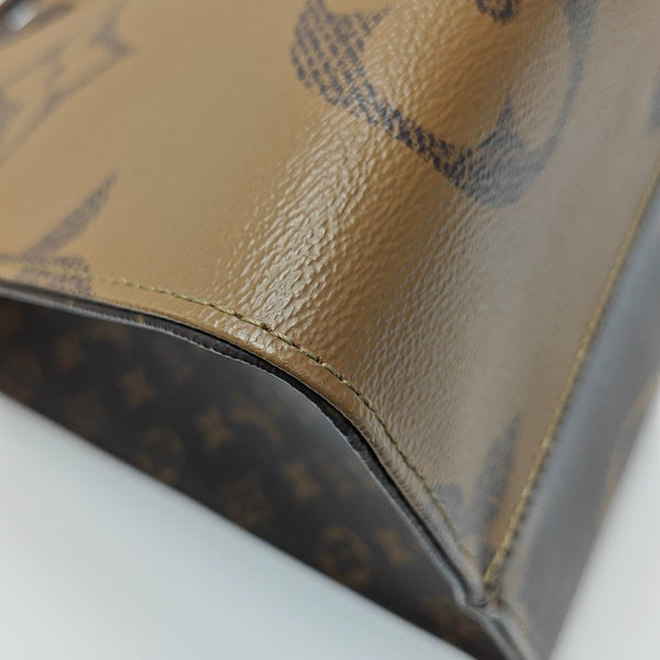 ONTHEGO GM Monogram Coated Canvas Brown