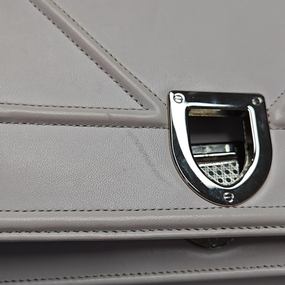 Diorama Medium Cannage Calfskin Pink