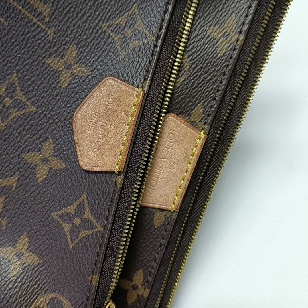 MULTI Monogram Coated Canvas Brown