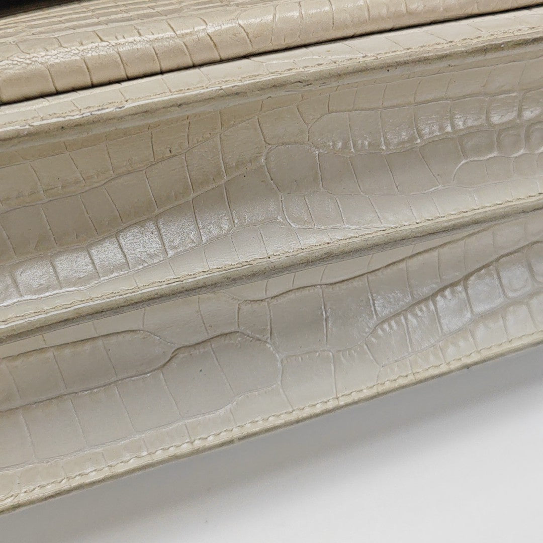 SUNSET Medium Calfskin Beige