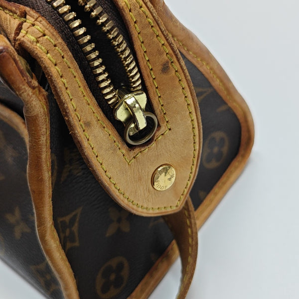 POPINCOURT Monogram Coated Canvas Brown