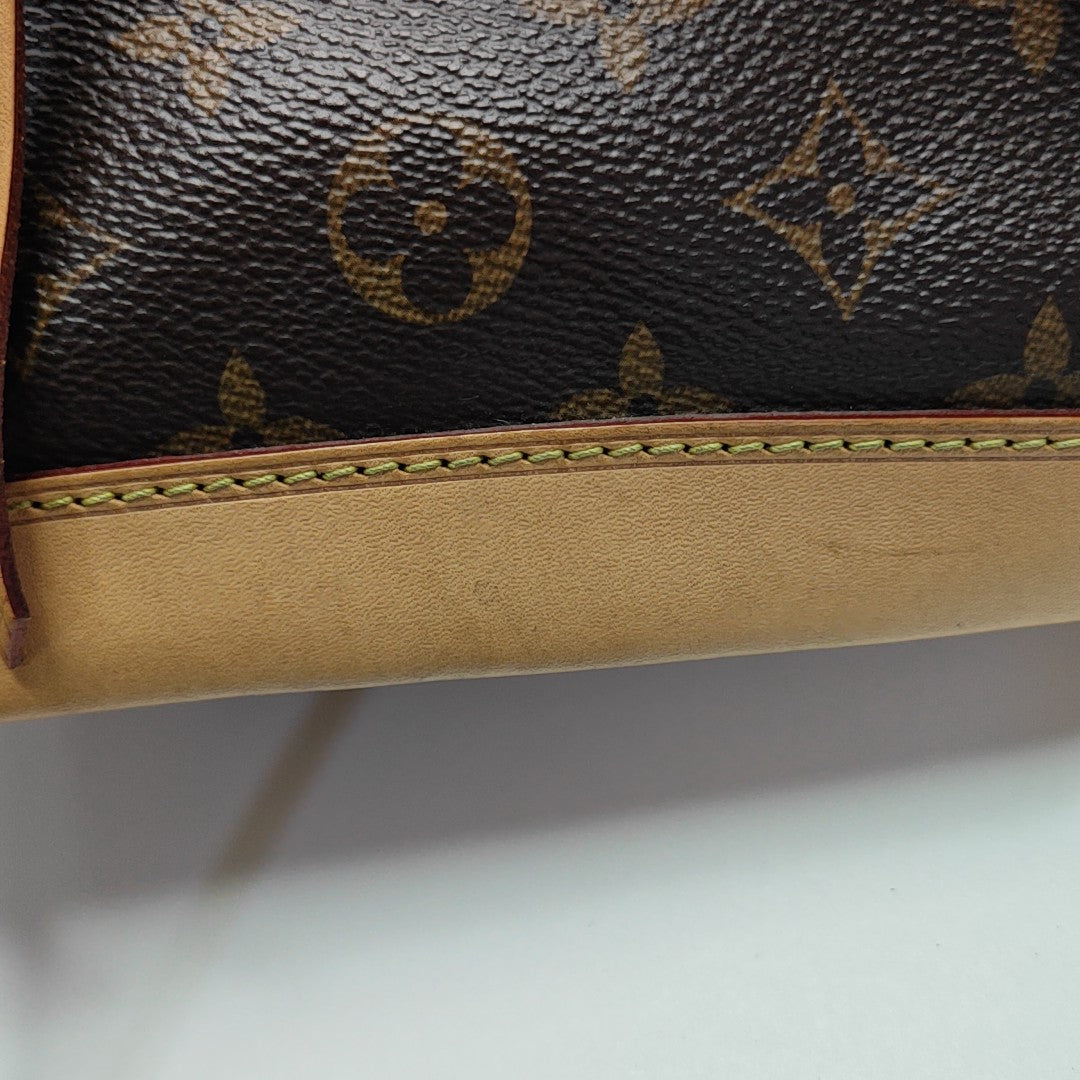 NOÉ BB Monogram Coated Canvas Brown