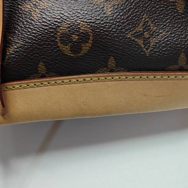 NOÉ BB Monogram Coated Canvas Brown