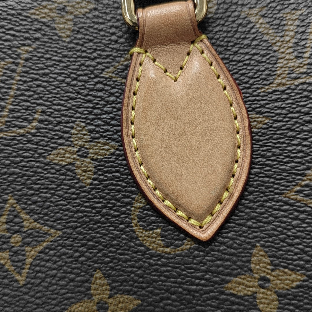 SAC PLAT BB Monogram Coated Canvas Brown