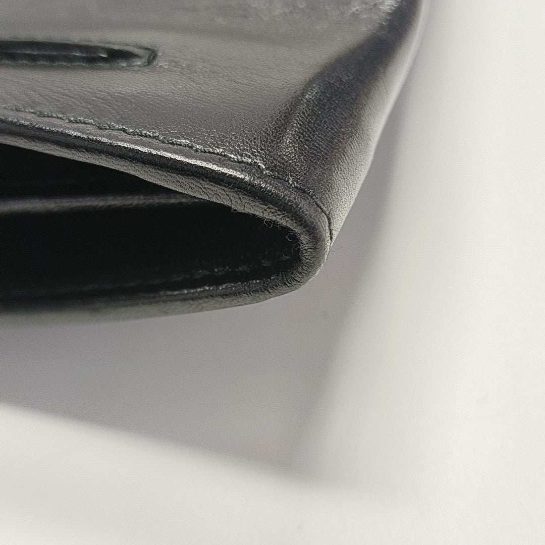 Leather Clutch Black