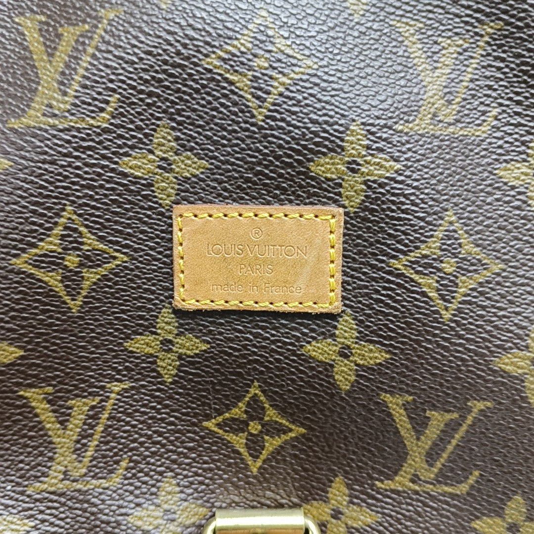 SAUMUR Monogram Coated Canvas Brown