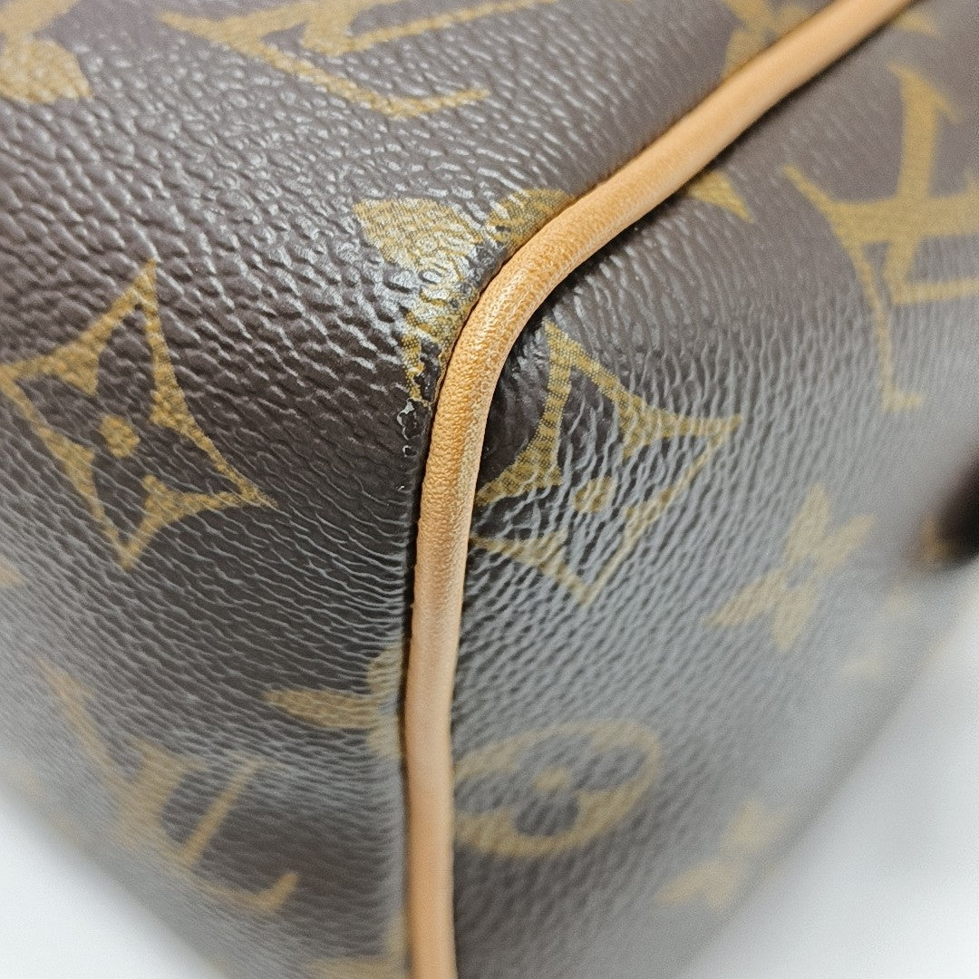 SPEEDY 20 Monogram Coated Canvas Brown