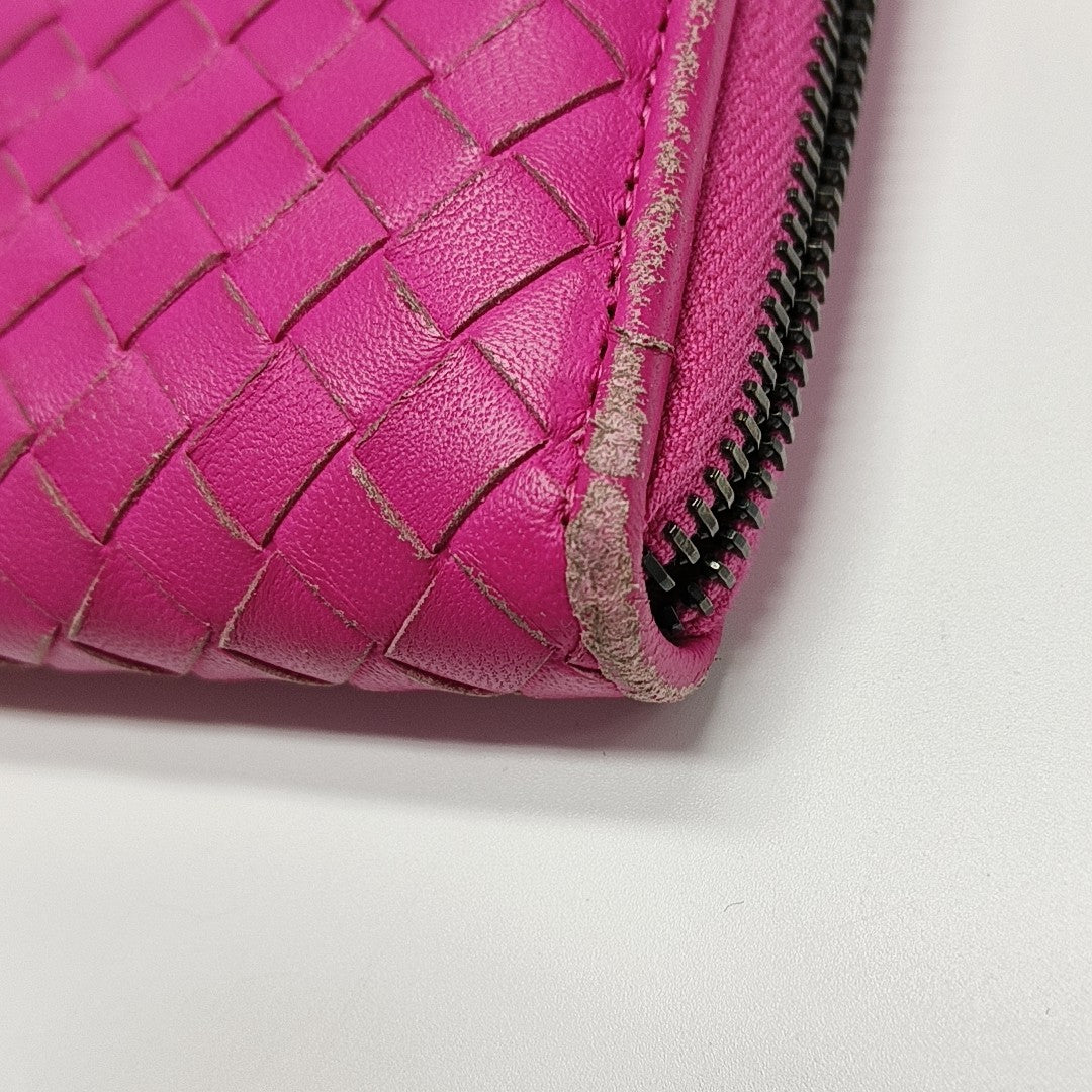 Lambskin Wallet Red