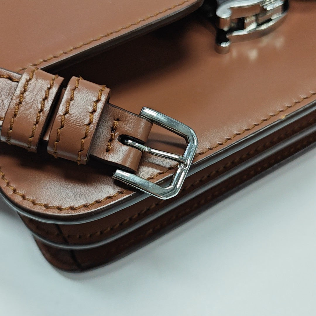 TB Small Calfskin Brown