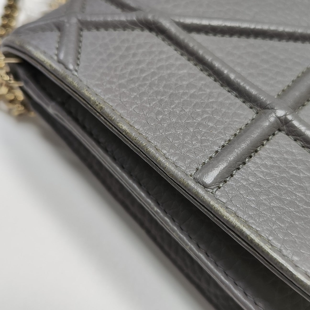 Diorama Cannage Calfskin Gray
