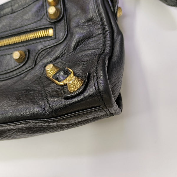 Classic City Mini Lambskin Black